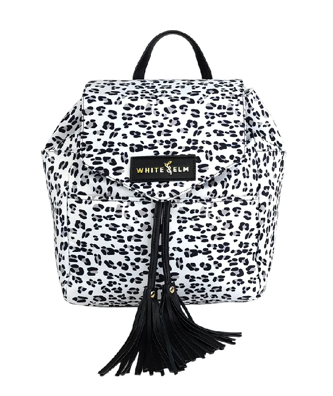 Halloween-Themed Luna Drawstring Backpack - Leopard - [Outlet RETIRED Final Sale]
