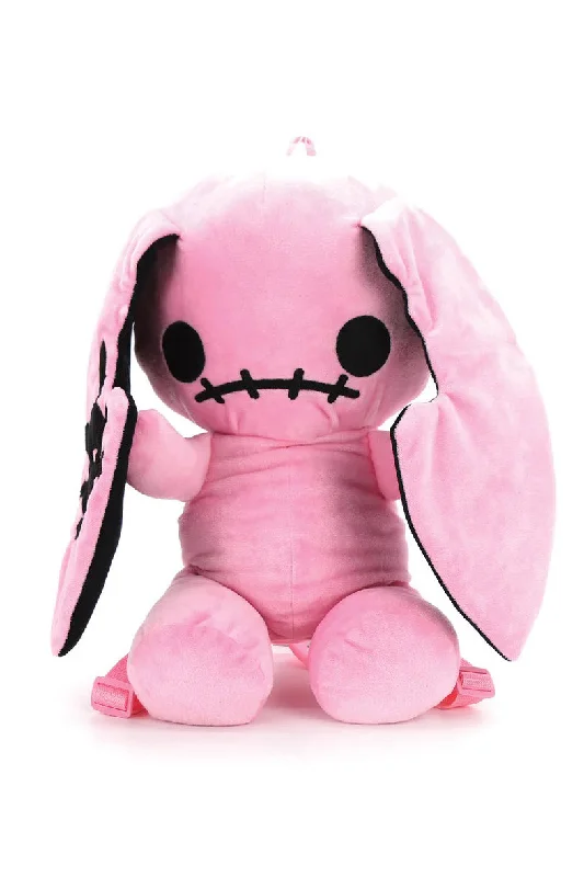 Bags For Playful And Chic Styles Naughty Bunny Stuffed Backpack [PINK]