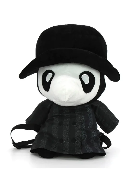 Halloween-Themed Plague Doctor Stuffed Backpack