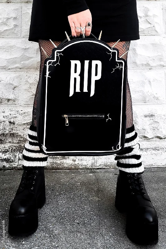 Black Friday Deals On Stylish Handbags RIP Tombstone Backpack