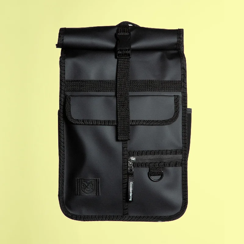 Inspired Bags For Luxury Fashion Lovers Monochrome Rolltop Backpack Mini Black