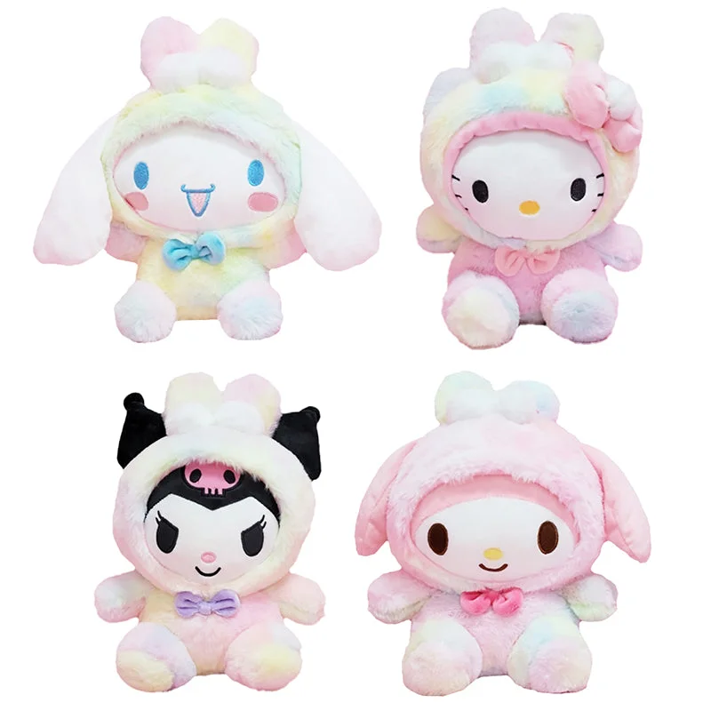 Trendy Bags Sanrio Rainbow Plush Backpack