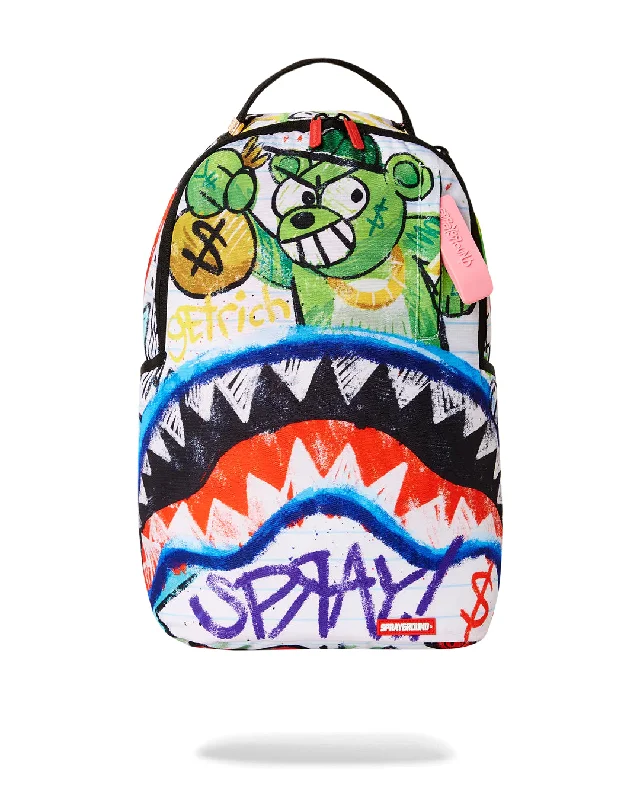 Edgy Bags For Bold And Daring Fashionistas Sprayground Backpack CRAYON SHARK DLXSR BACKPACK Green Edgy Bags For Bold And Daring Fashionistas Sprayground Backpack CRAYON SHARK DLXSR BACKPACK Green