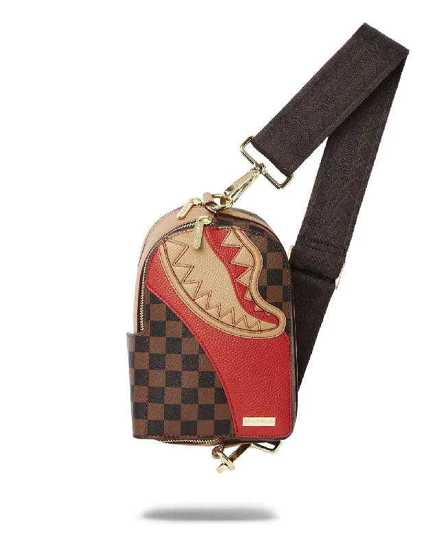 Seasonal Clearance Bags For Summer, Winter, Etc. Sprayground Waist bag RACEWAY BACKPACK SLING Brown Seasonal Clearance Bags For Summer, Winter, Etc. Sprayground Waist bag RACEWAY BACKPACK SLING Brown