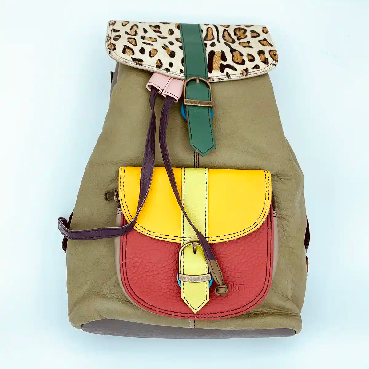 Luxury Bags For Working Professionals Zaino Backpack Pelle Liscia e Animalier