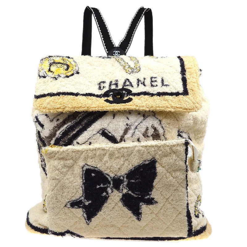 Designer Bags For Luxury Collectors CHANEL 1994 Terry Cloth Backpack