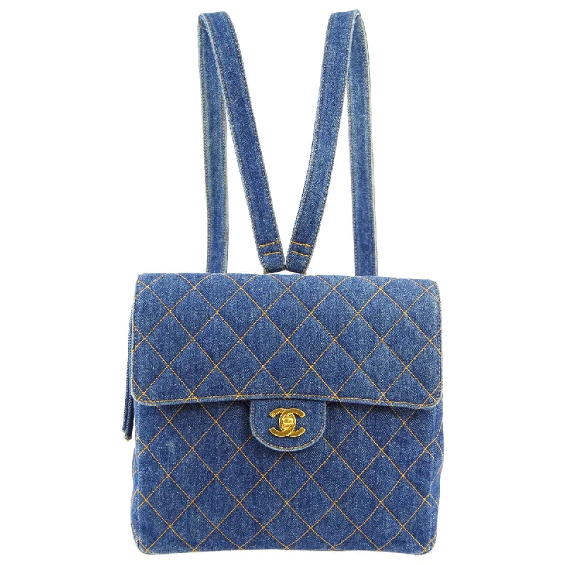Designer-Inspired Bags At Budget-Friendly Prices CHANEL * 1996-1997 Classic Flap Backpack Medium Denim Designer-Inspired Bags At Budget-Friendly Prices CHANEL * 1996-1997 Classic Flap Backpack Medium Denim