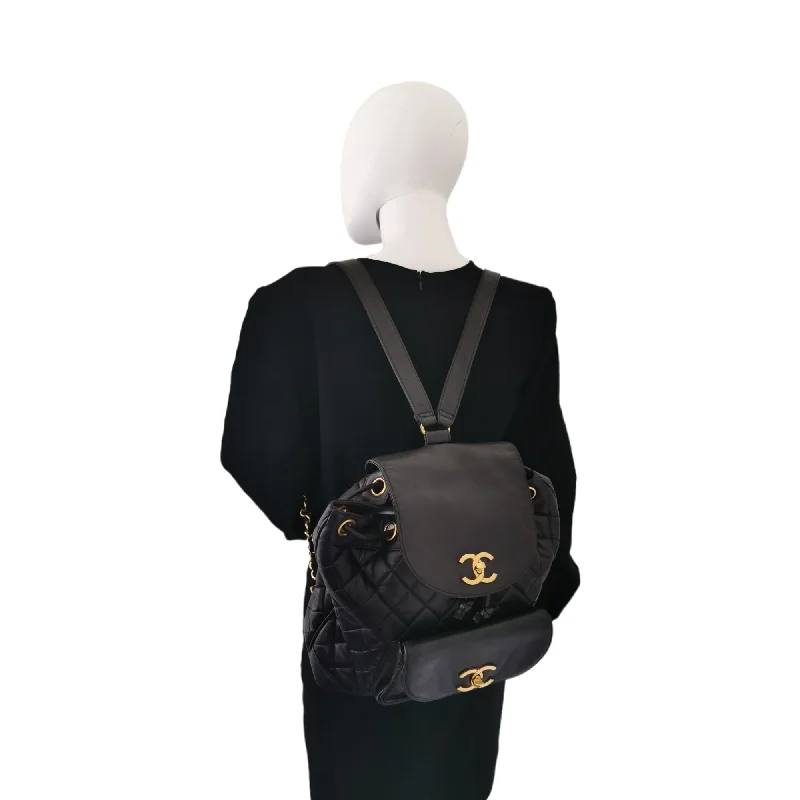 Discounted Designer Bags For Clearance Sale Chanel Duma Backpack Black Lambskin Gold Discounted Designer Bags For Clearance Sale Chanel Duma Backpack Black Lambskin Gold