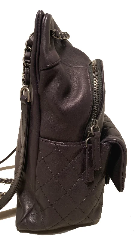 Inspired Bags For Modern Sophistication Chanel Black Leather Drawstring Backpack