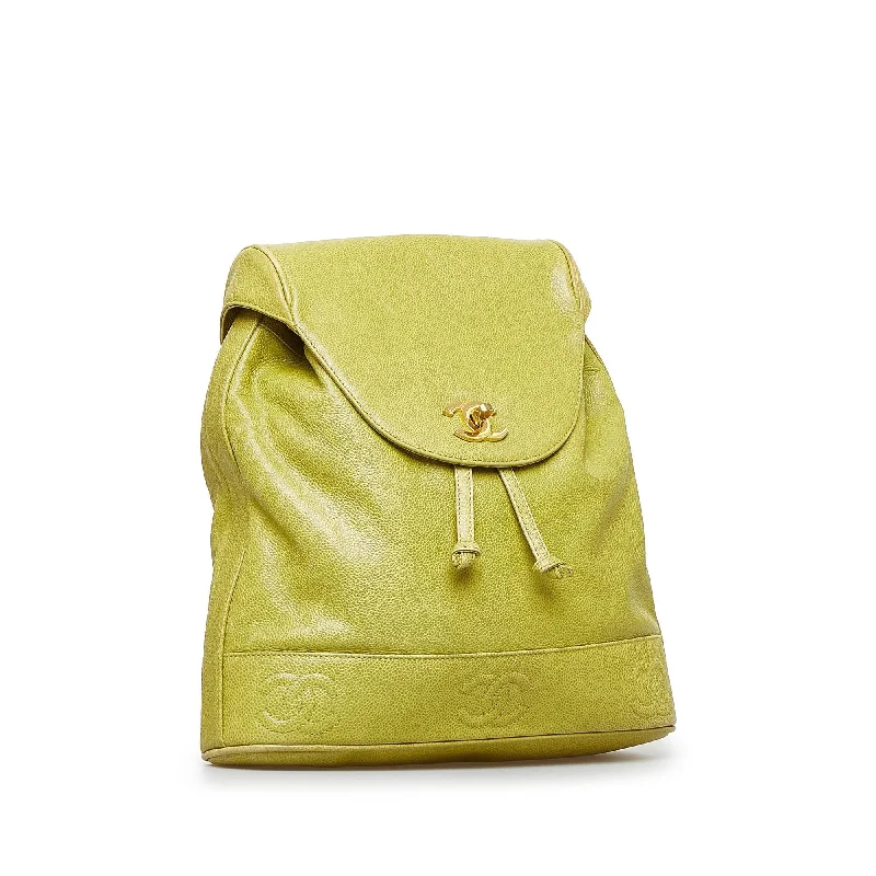 New Year Party Bag For Celebrations Chanel Caviar Triple CC Backpack (SHG-IuOiMd)