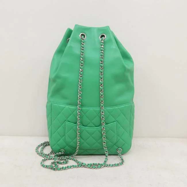 Vintage-Inspired Chanel Drawstring Backpack