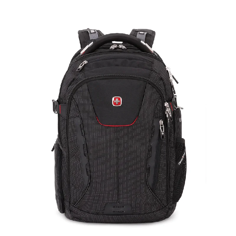 Anti-Theft And Budget-Friendly Bags Swissgear Black/Red Heather USB Scansmart Laptop Backpack