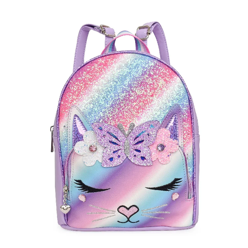 Bags For Personalized Gifts Miss Bella Kitty Cat Icy Ombre Glitter Mini Backpack
