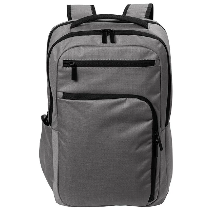 Bags For Sporty And Athletic Styles Port Authority Gusty Grey Heather Impact Tech Backpack Bags For Sporty And Athletic Styles Port Authority Gusty Grey Heather Impact Tech Backpack