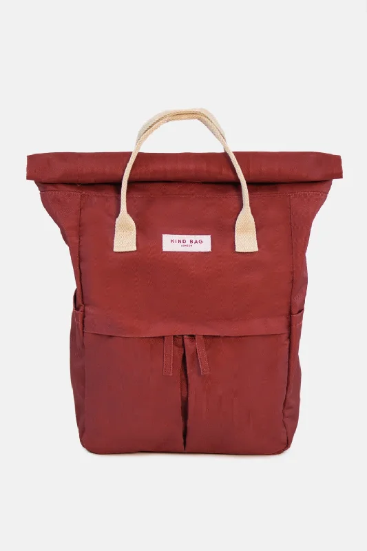 Elegant Bags For Formal Events And Luxury Occasions Burgundy | “Hackney” 2.0 Backpack | Medium
