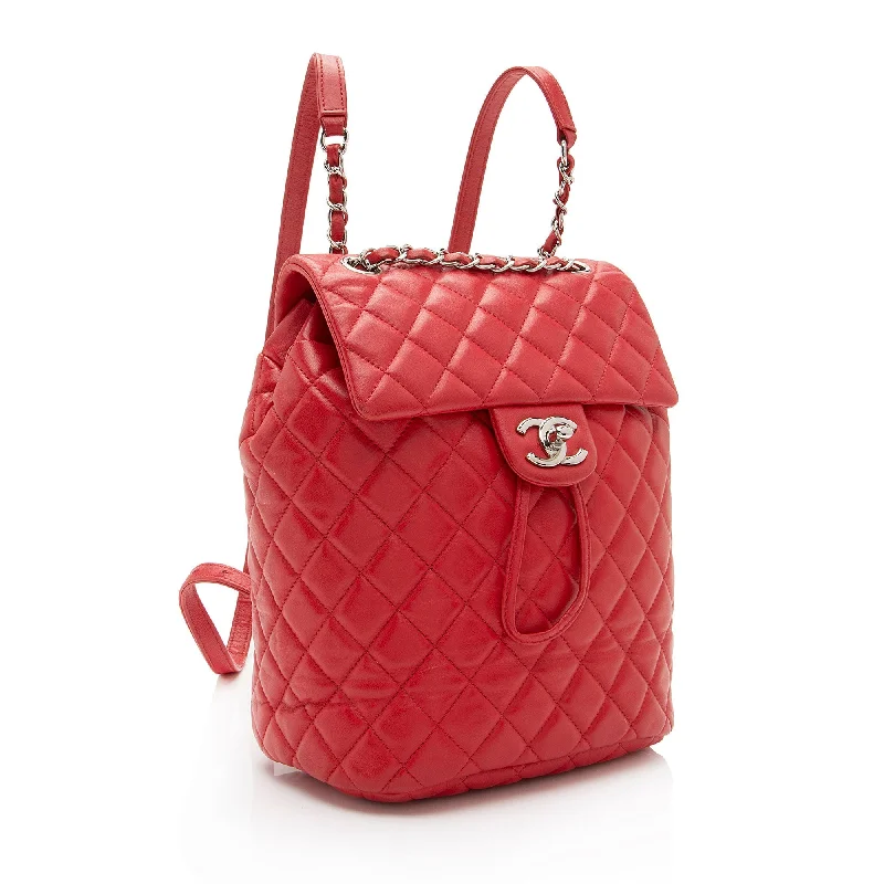 Durable And Cheap Bags Chanel Lambskin Urban Spirit Small Backpack (SHF-NVMVxK)