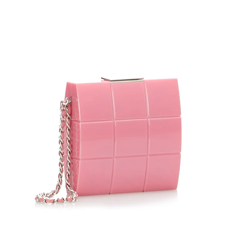 Bags With Seasonal Sales Chanel Lucite Minaudiere Perspex Clutch Bag (SHG-bfRp1G)
