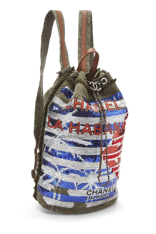 Bags With Seasonal Sales CHANEL PARIS-CUBA RUNWAY LA HABANA CHAIN BACKPACK