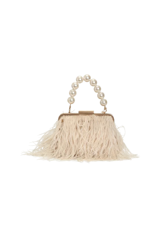 Tote Bag For Everyday Use CLUTCH EM PLUMAS