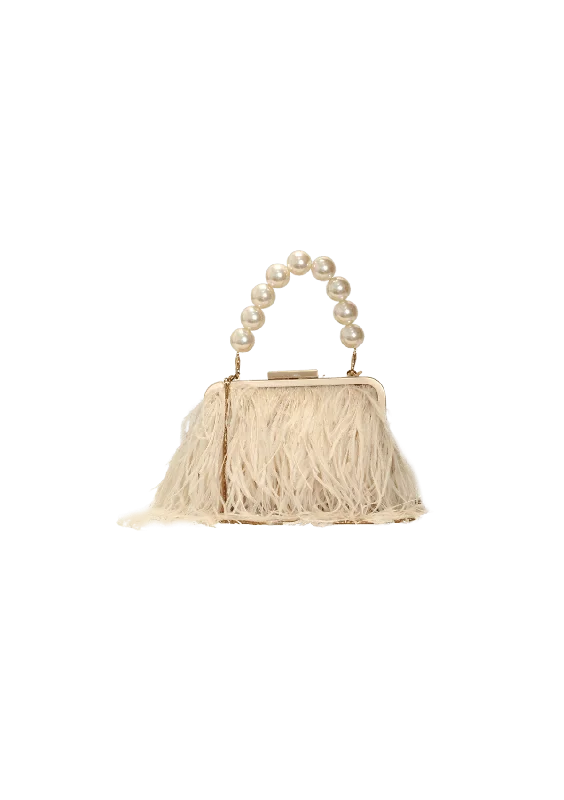 Luxury Bags For Professionals With Discounts CLUTCH EM PLUMAS