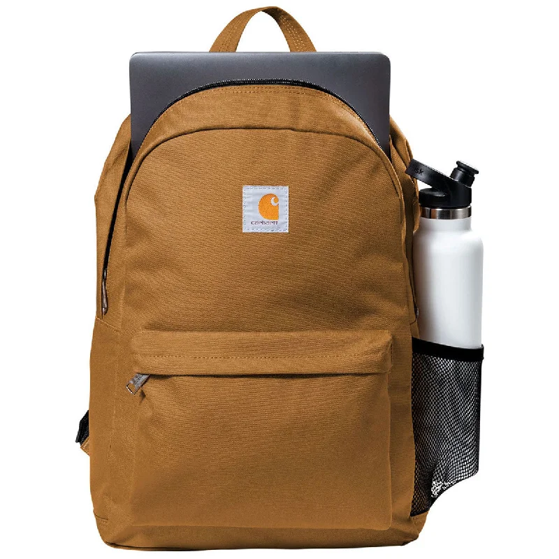 Luxury Bags Carhartt Carhartt Brown Canvas Backpack