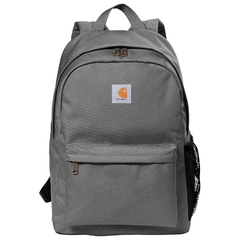 Eco-Friendly Bags With Discounts Carhartt Grey Canvas Backpack