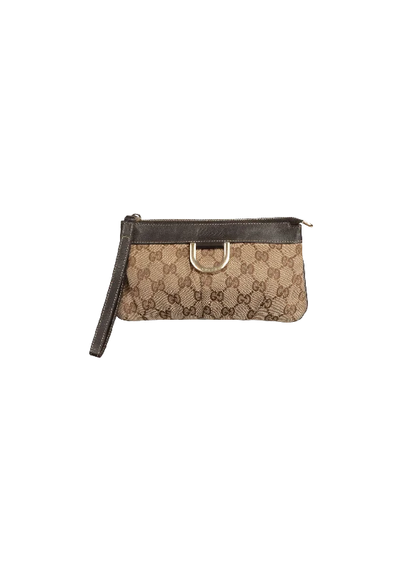 Bag For Modern Fashion GG CANVAS D-RING WRISTLET