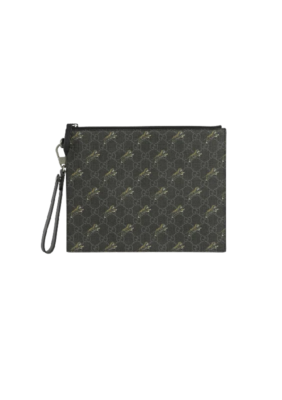 Discounted Designer Bags For Clearance Sale GG SUPREME TIGER WRISTLET