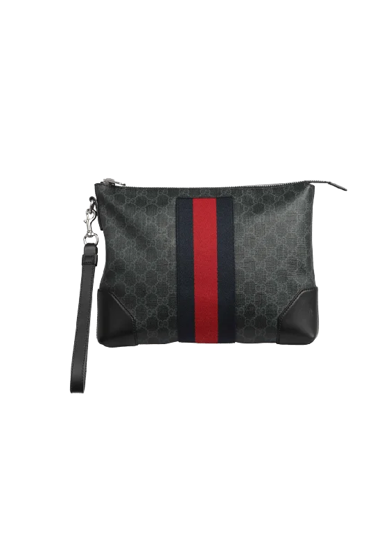 Limited Edition Bags For Collectors GG SUPREME WEB POUCH