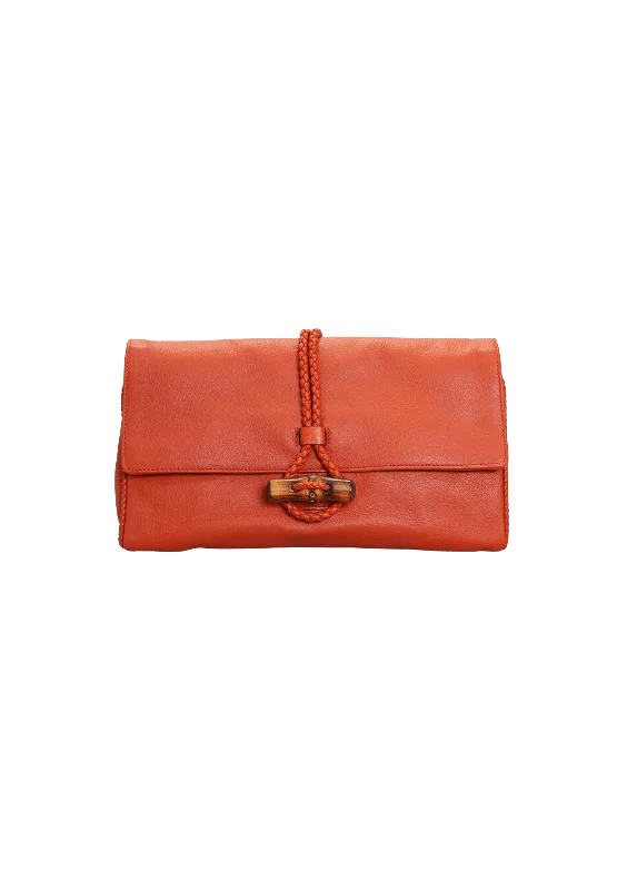 Lightweight Bags With Clearance Prices HIP BAMBOO CLUTCH