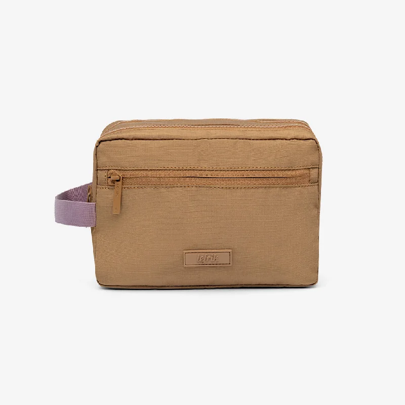 Lightweight And Functional Bags For Travel And Work Kei Double Washbag Toffee Vandra Lightweight And Functional Bags For Travel And Work Kei Double Washbag Toffee Vandra