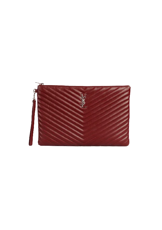 Designer Bags For Luxury Collectors MONOGRAM MATELASSE CHEVRON POUCH