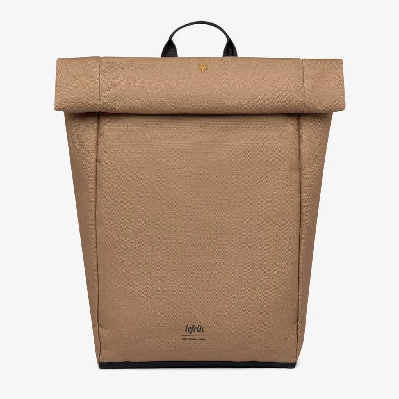 Trendy Bags Roll Backpack Camel