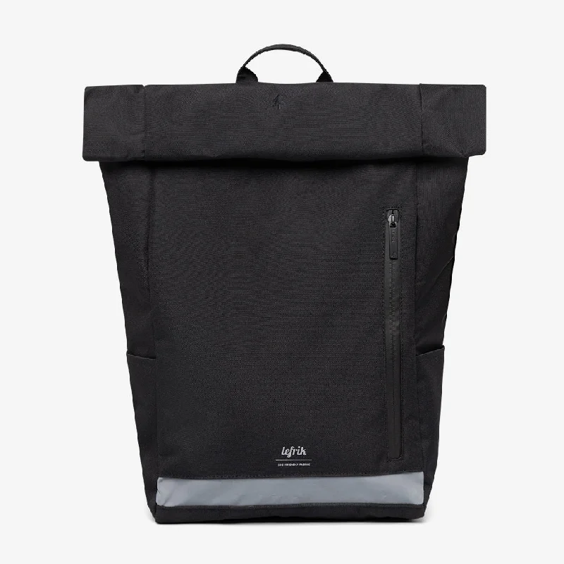 Spacious And Discounted Bags Roll Reflective Backpack Black