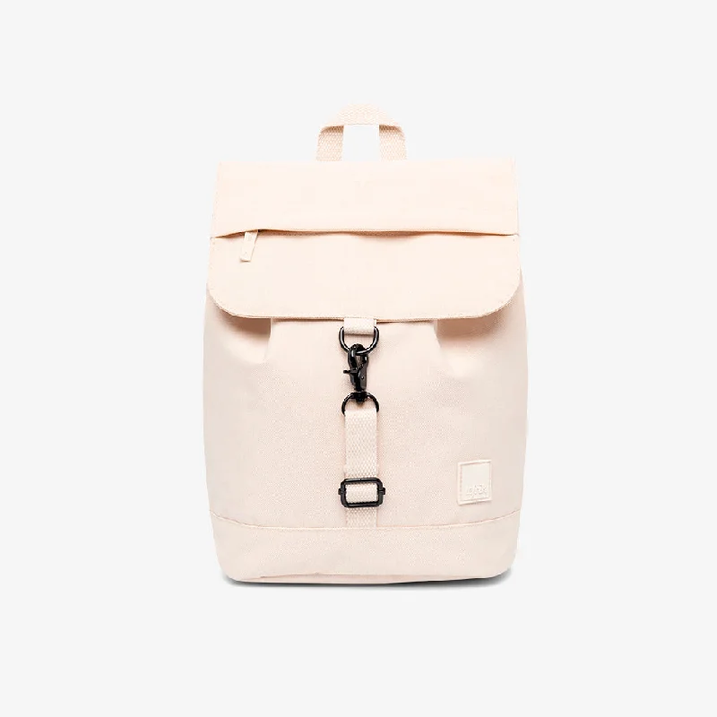 Lightweight Bags For Senior Travelers Scout Mini Backpack Ecru Stripes