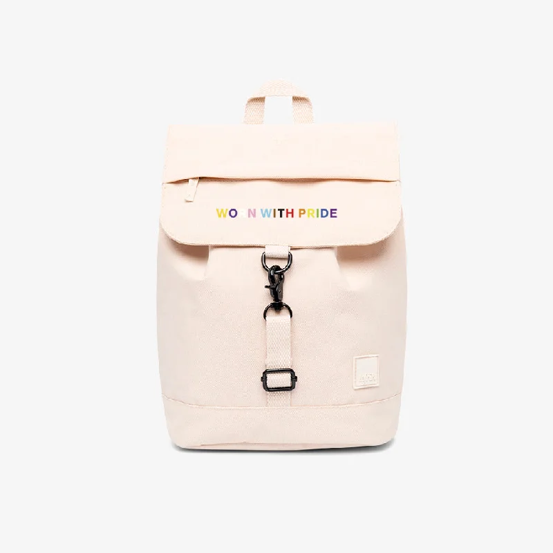 Genuine Bags On Clearance Sale Scout Mini PRIDE Backpack Ecru Stripes
