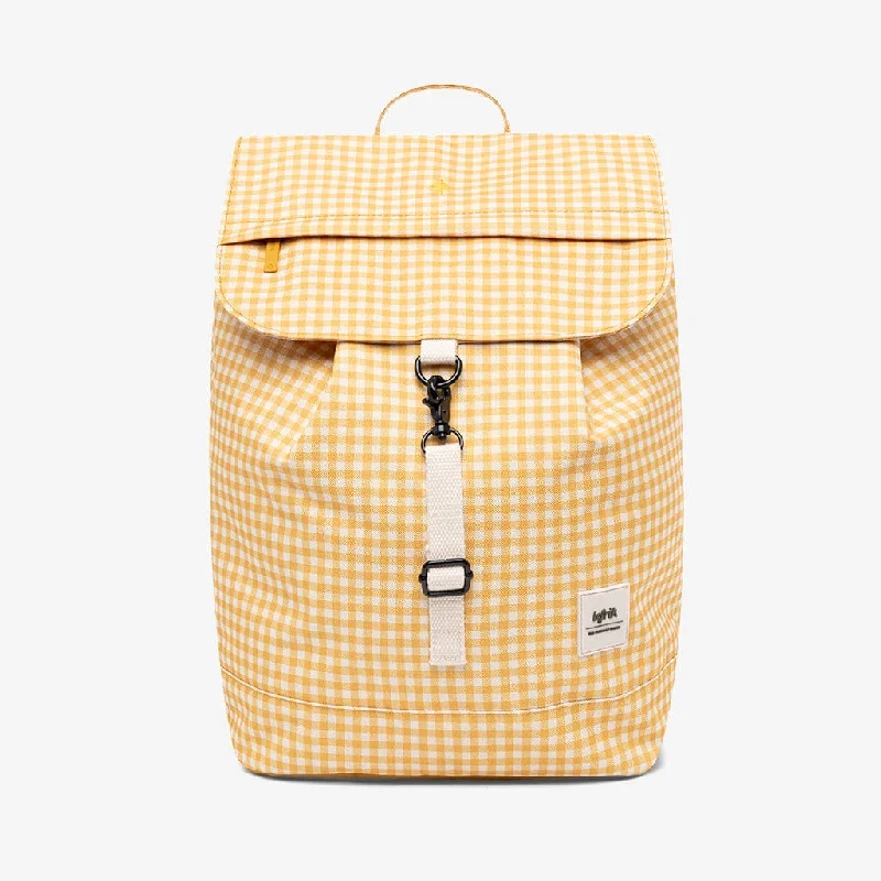 Glamorous Bags For Evening Events And Parties Scout Backpack Vichy Mustard