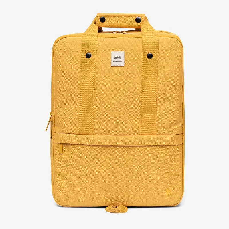 Bags For Minimalist And Functional Design Smart Daily 13" Backpack Mustard