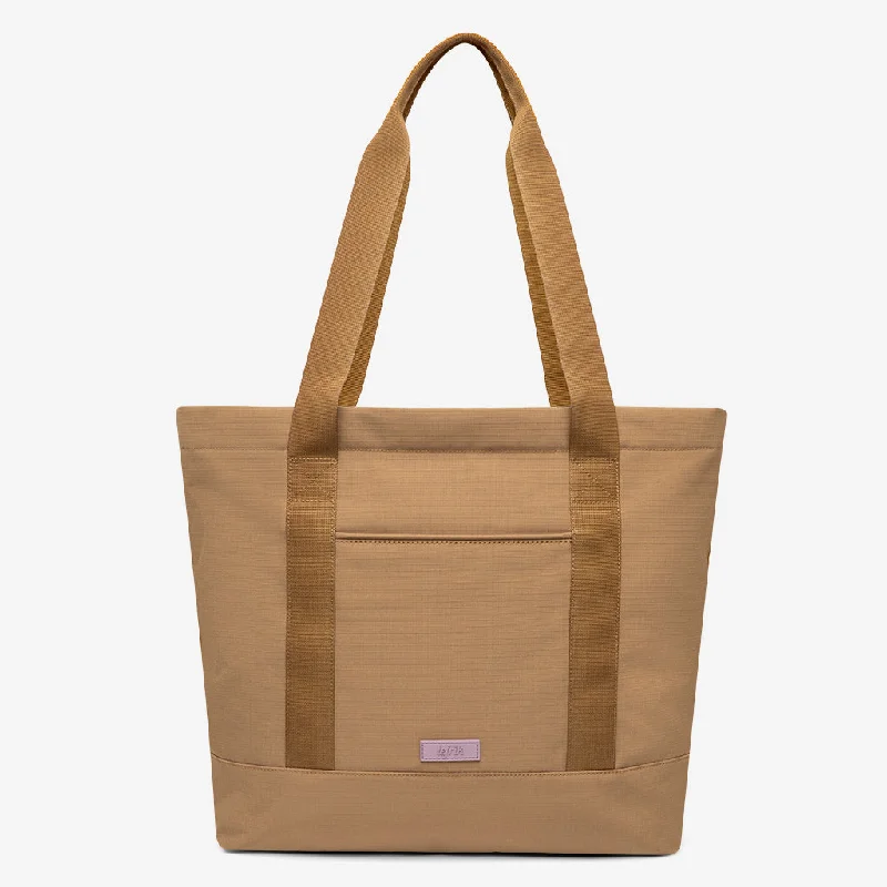 Lightweight Bags For Senior Travelers Strata Tote Bag Toffee Vandra