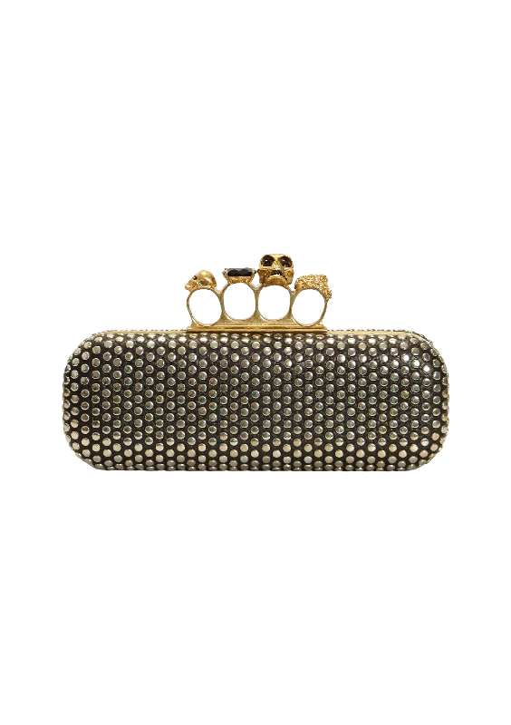 Party Bags For New Year's Eve And Special Occasions STUDDED KNUCKLE CLUTCH