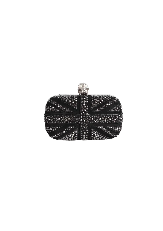 Bags With Tsa-Approved Features STUDDED SKULL BOX