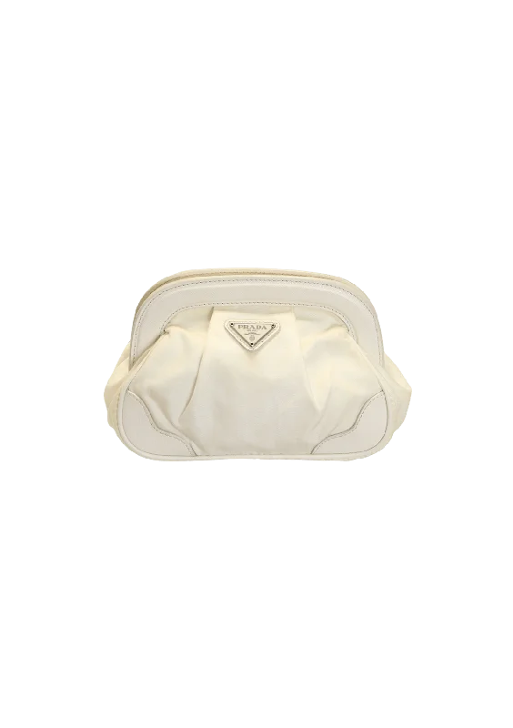 Romantic Valentine's Day Bags With Promotions TESSUTO SAFFIANO FRAME CLUTCH