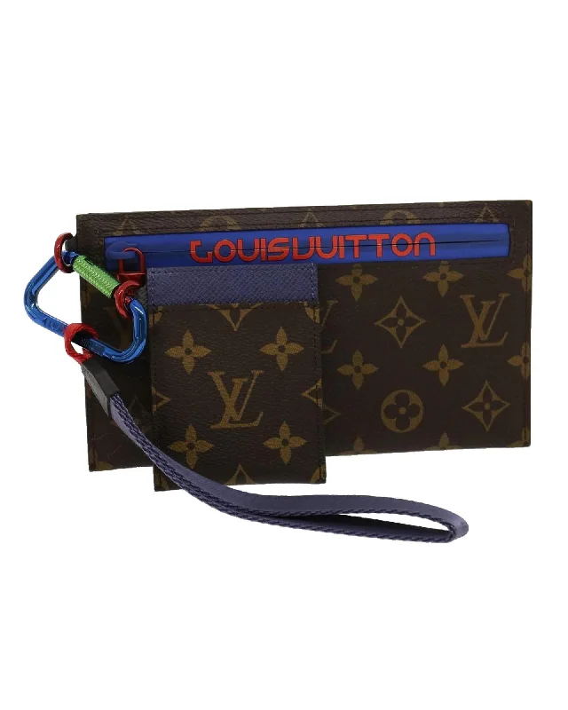 Elegant Bags For Formal Events And Luxury Occasions Monogram Ribbon Pouch Clutch Bag M63045 - LV Auth 30605A Elegant Bags For Formal Events And Luxury Occasions Monogram Ribbon Pouch Clutch Bag M63045 - LV Auth 30605A