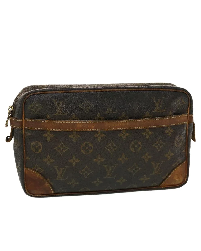 Bags With Tsa-Approved Features Monogram Canvas Clutch Bag with Accessories - CD Rank