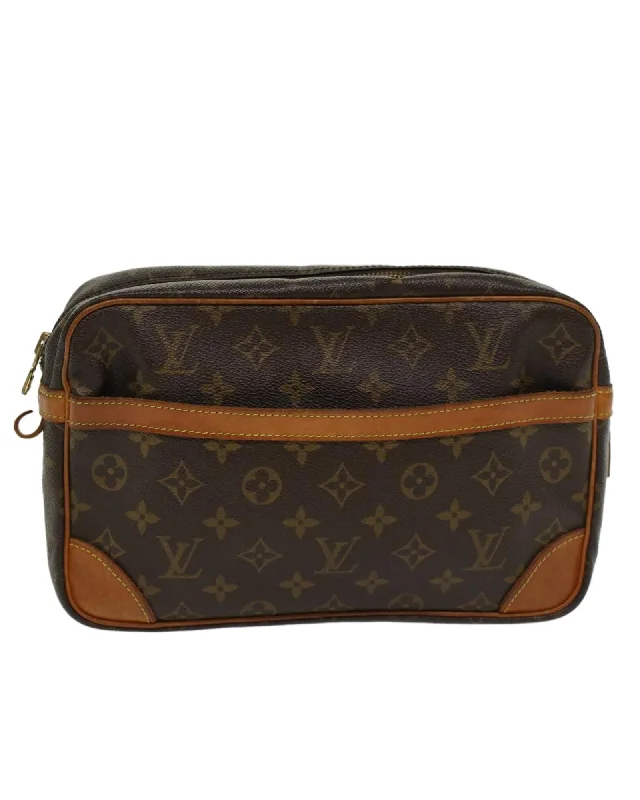 Bag Deals Monogram Canvas Clutch Bag with Accessories and Serial No