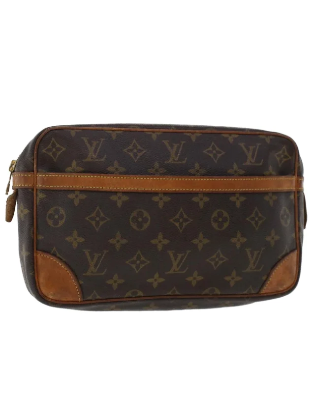 Eco-Friendly Bags With Promotions Monogram Canvas Clutch Bag