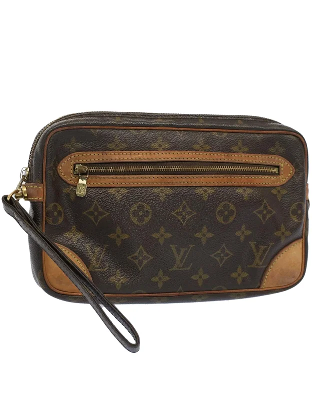 Flash Sale On Premium Bags Monogram Dragonne Clutch Bag