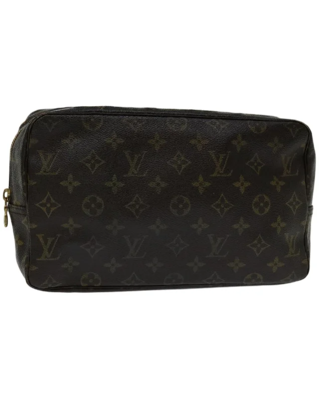 Senior Travelers Monogram Clutch Bag for Essentials Organization