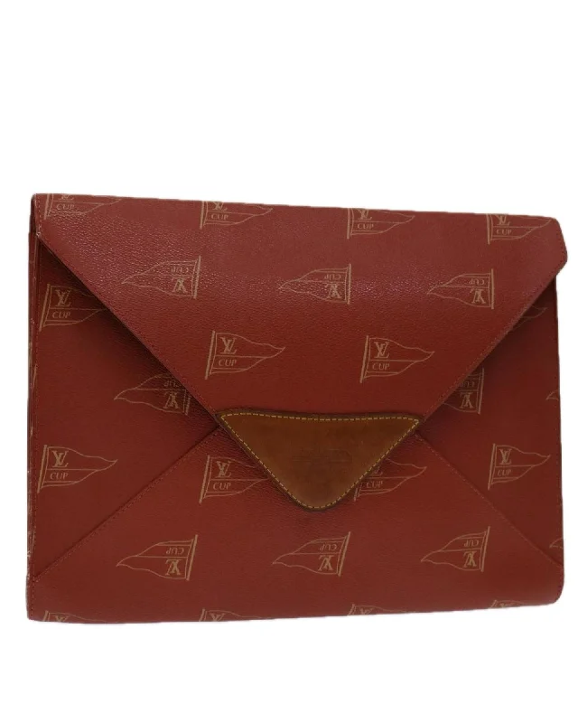 Designer Bags For Luxury Collectors Red PVC Louis Vuitton Clutch Bag - C Rank (SKU: 68545) Designer Bags For Luxury Collectors Red PVC Louis Vuitton Clutch Bag - C Rank (SKU: 68545)