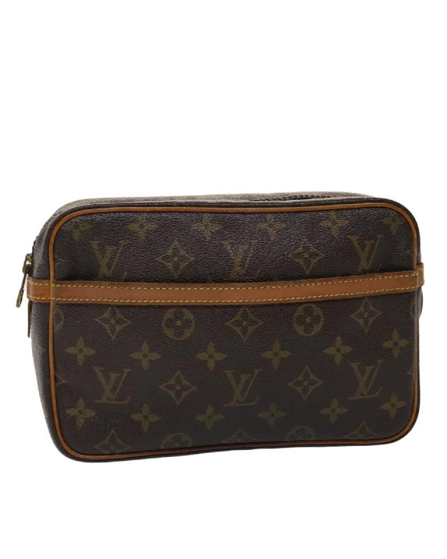 Festival Bags For Concerts And Events Monogram Canvas Clutch Bag